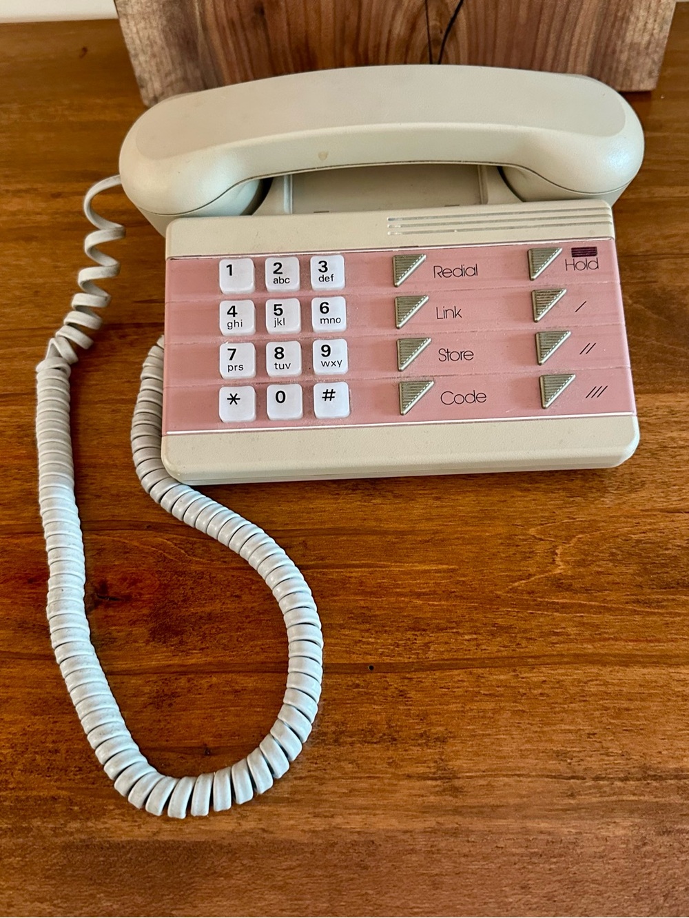 Northern Telecom Phone Vintage Pink1980’s Desk Model Working Light Up Keys